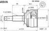 ASVA NS-65A44 Joint Kit, drive shaft